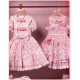 Mademoiselle Pearl Sanrio Hello Kitty Candy Themed Apron Blouse Salopette JSKs and OPs(Reservation/Full Payment Without Shipping)